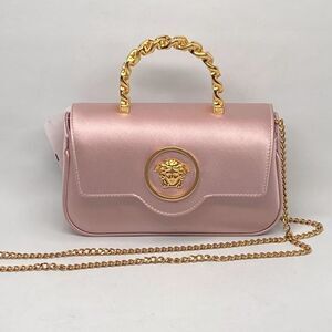 Versace La Medusa Satin Mini Bag